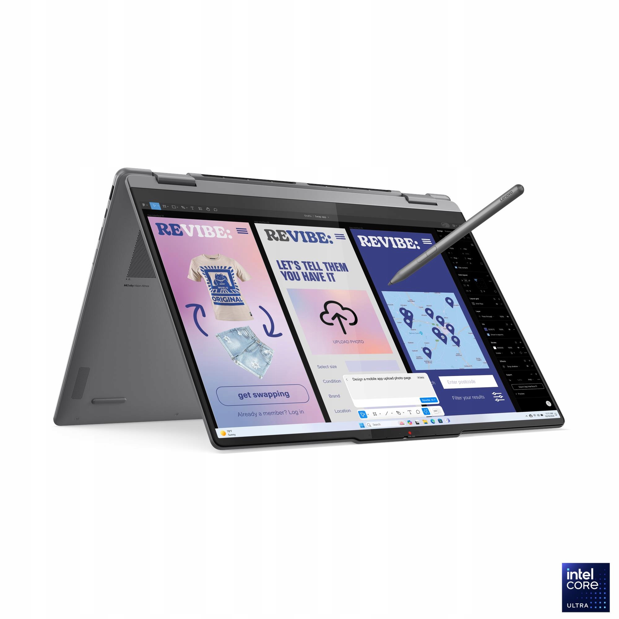 Laptop Lenovo Yoga 7 2-in-1 16ILL10 Ultra 7 258V 32GB 1TB Oled 2.8K 120Hz