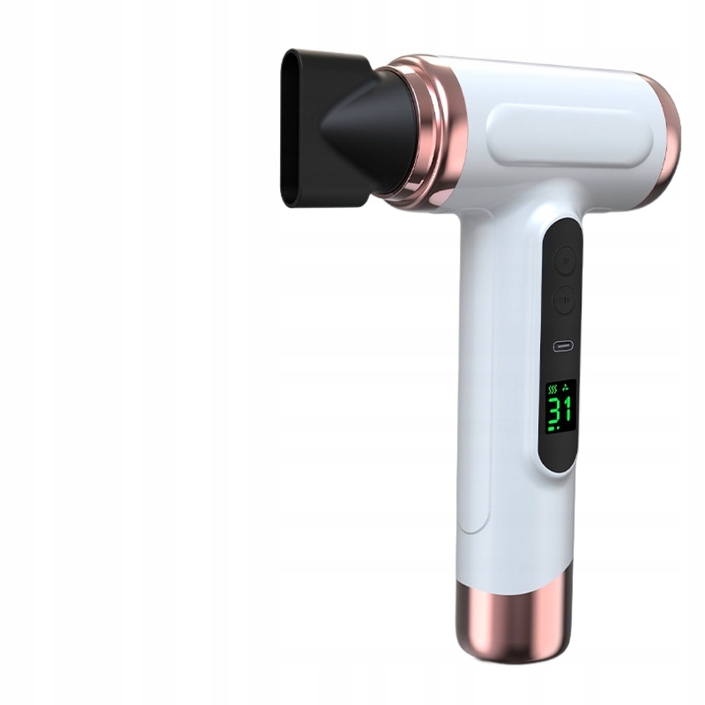 Bezdrôtová sušička vlasov 15000 mAh Prenosný Usb akumulátor, biela