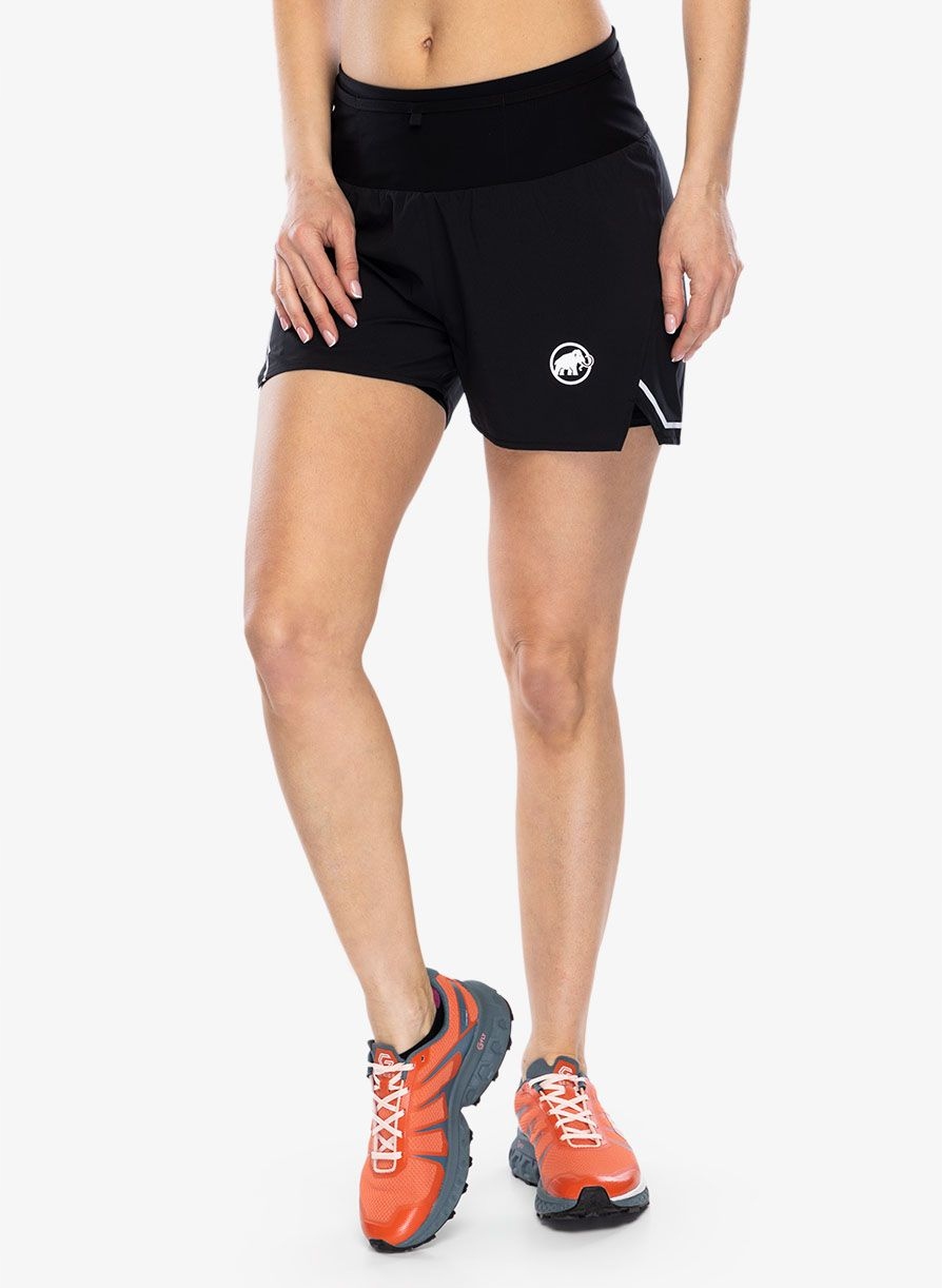 Kraťasy běžecké kraťasy Mammut Aenergy Tr 2in1 Shorts černé 42 (L)