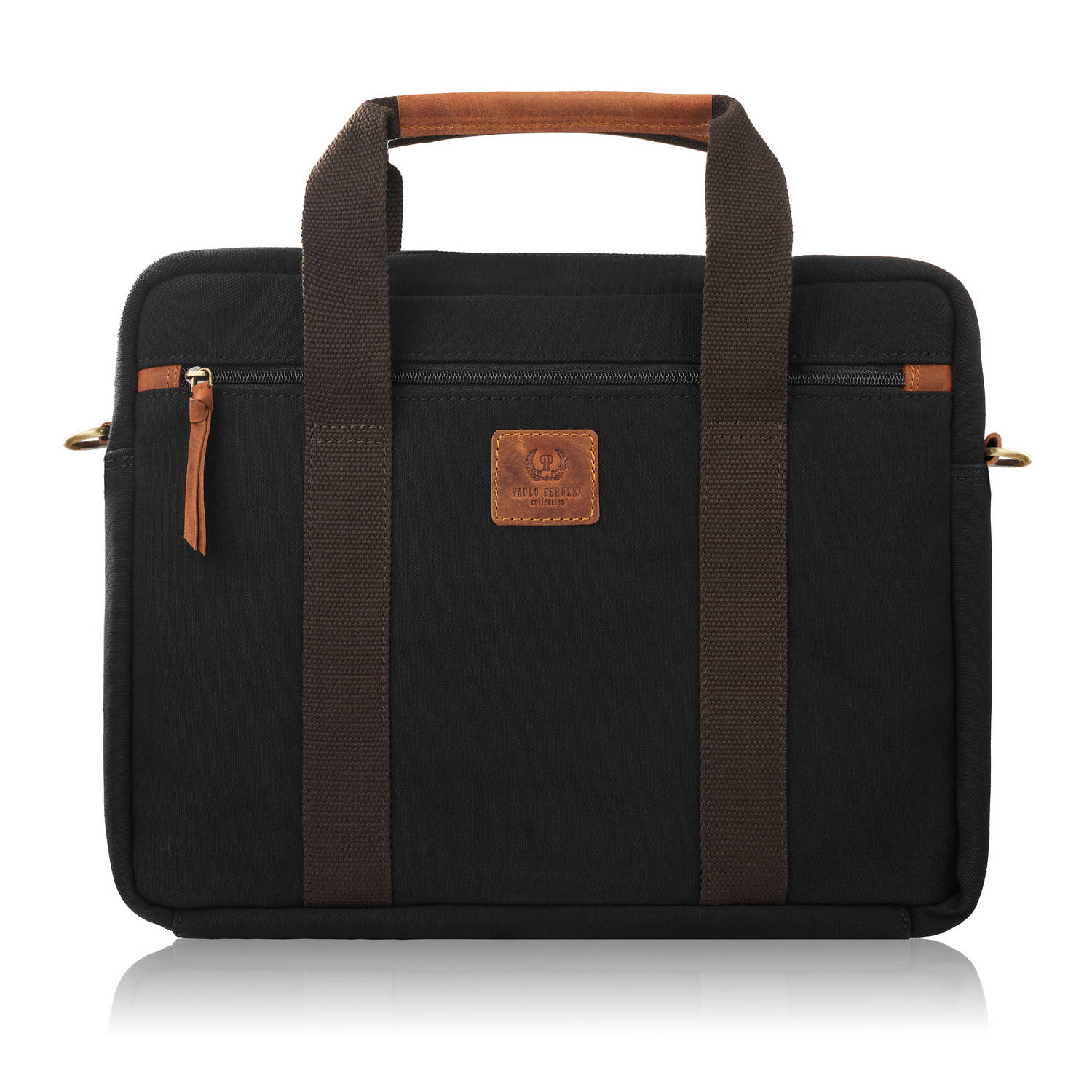 Pánská taška přes rameno na notebook, cestovní s úchytem na kufr, robustní