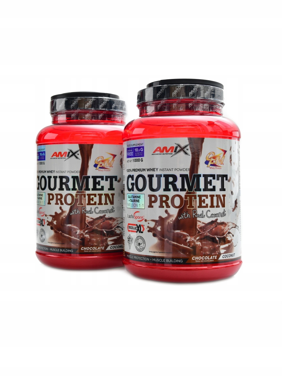 Gourmet protein 2 x 1000 g kokos čokoláda Duopack