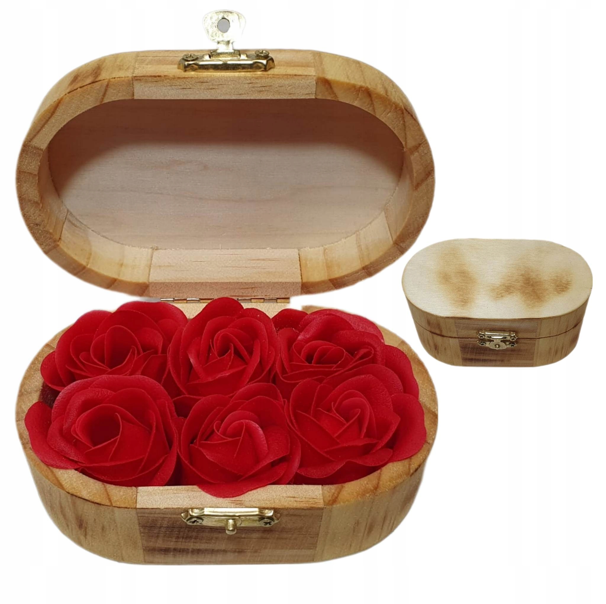 

Pachnący Flower Box z Mydlanymi Różami