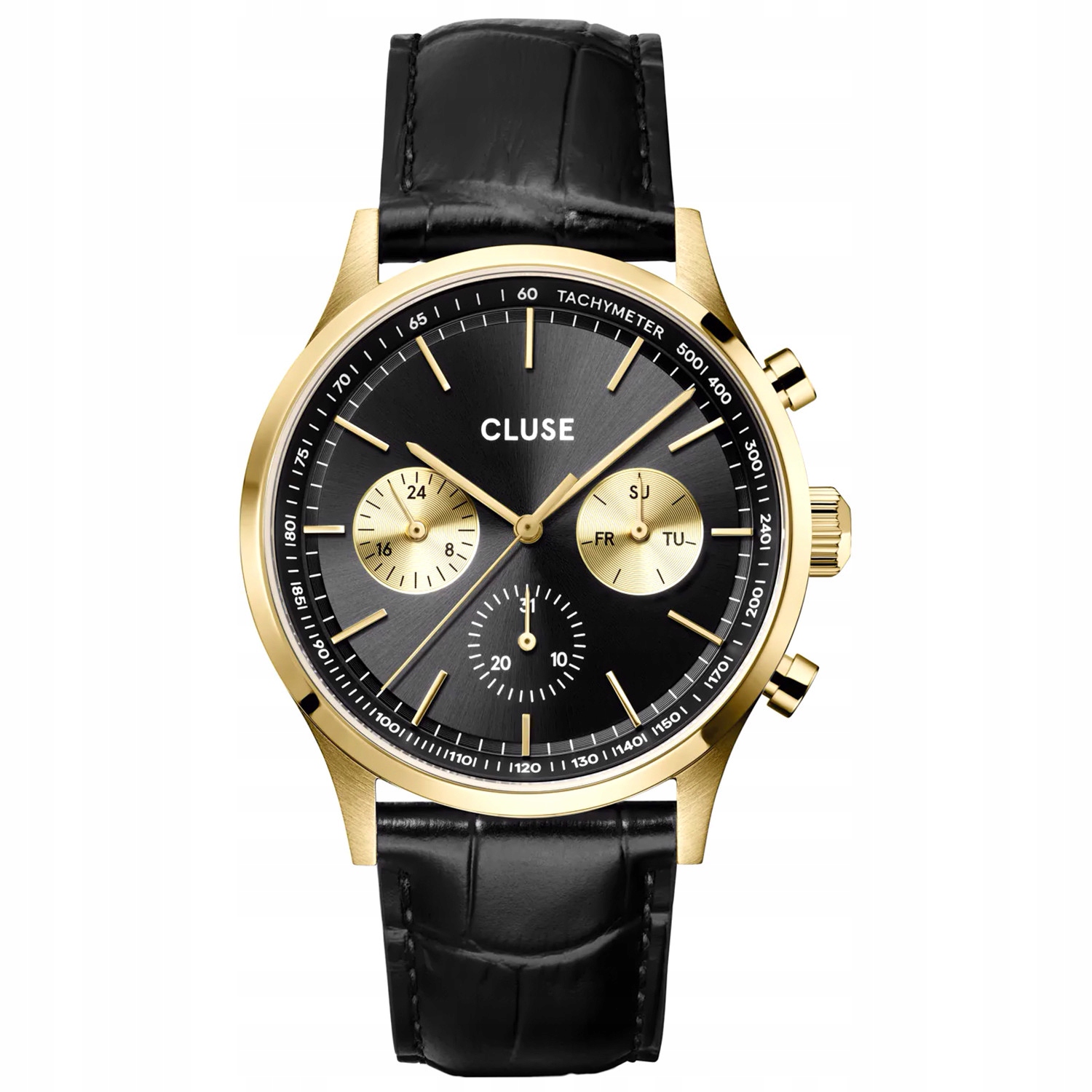 Pánské Hodinky Cluse CW21004 s černým řemínkem