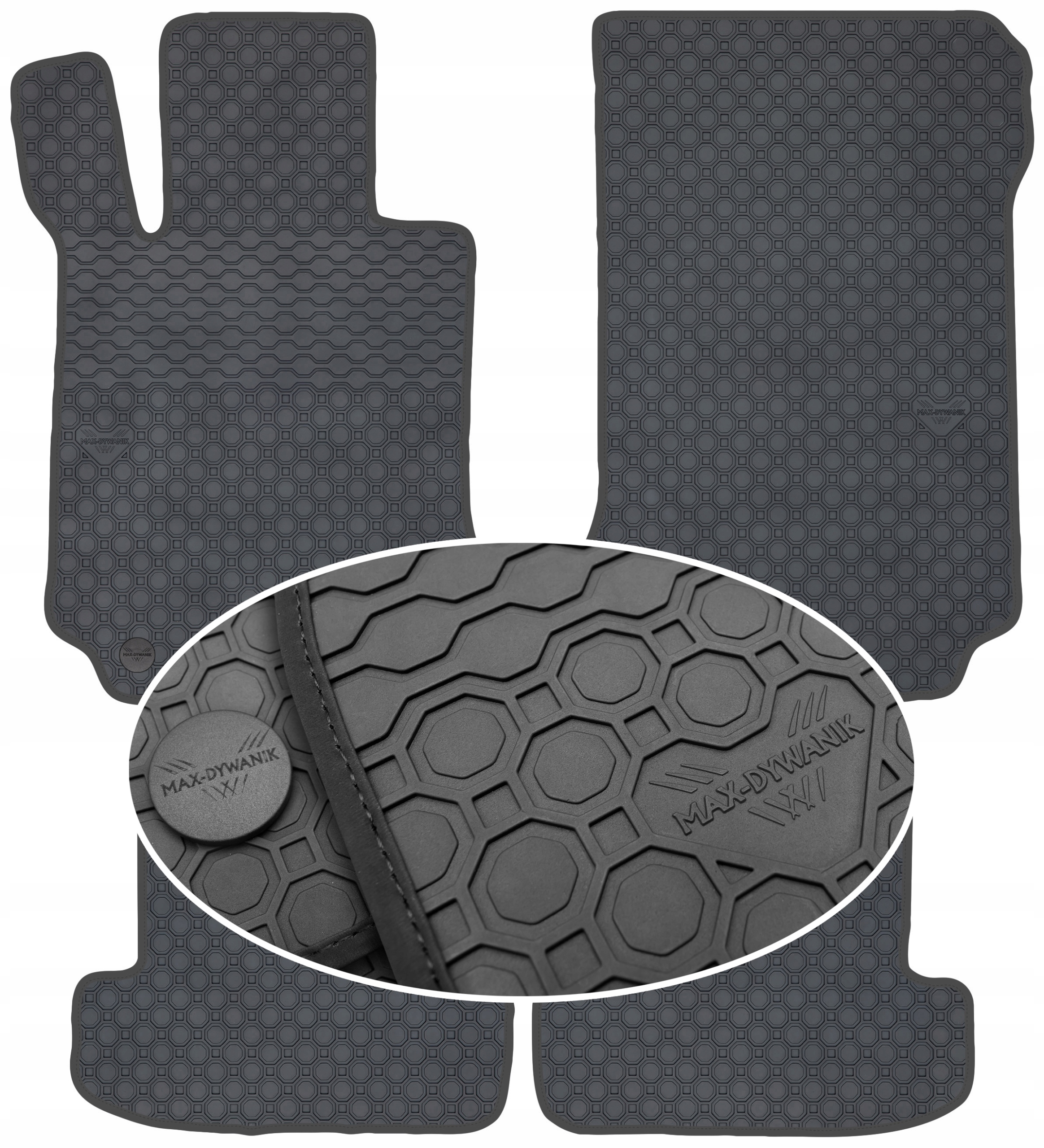 E-trieda W207 Coupe 2009-2017 Koberce Čierne