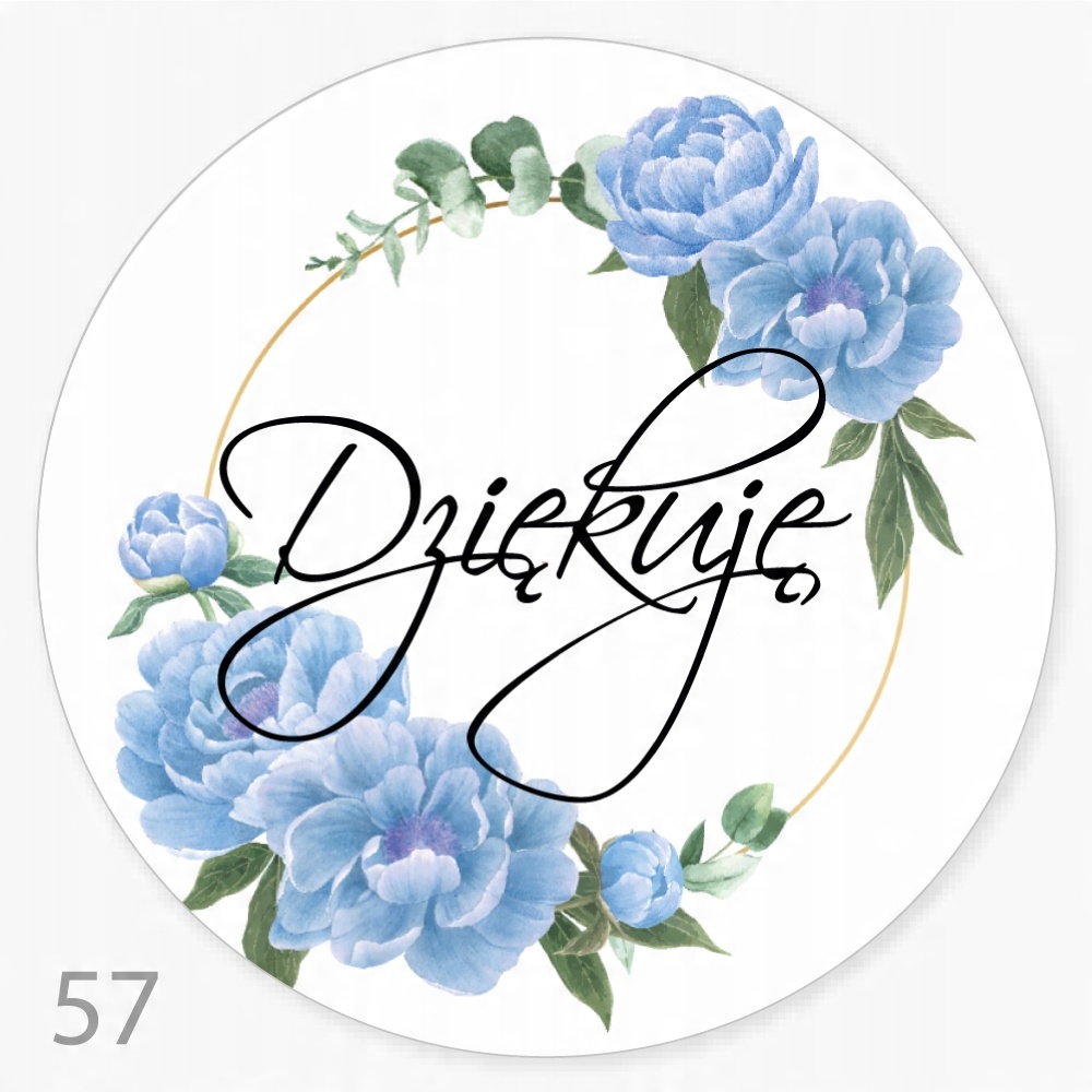 

Naklejki Dziękuję Upominek Cukiernia Hand Made 48