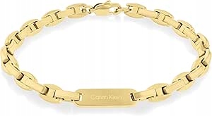 Pánský náramek Calvin Klein Ocel pozlacený Logo Velikost 19,5 cm