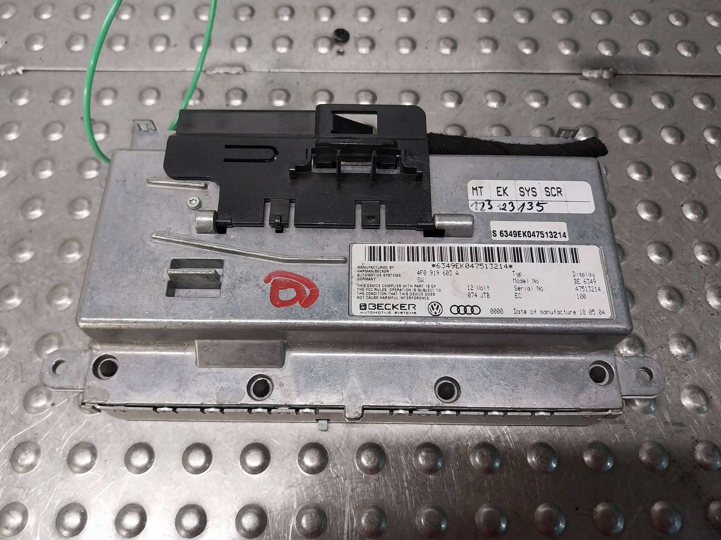 display navigation devices MMI 4F0919603A AUDI A6 C6 04-11
