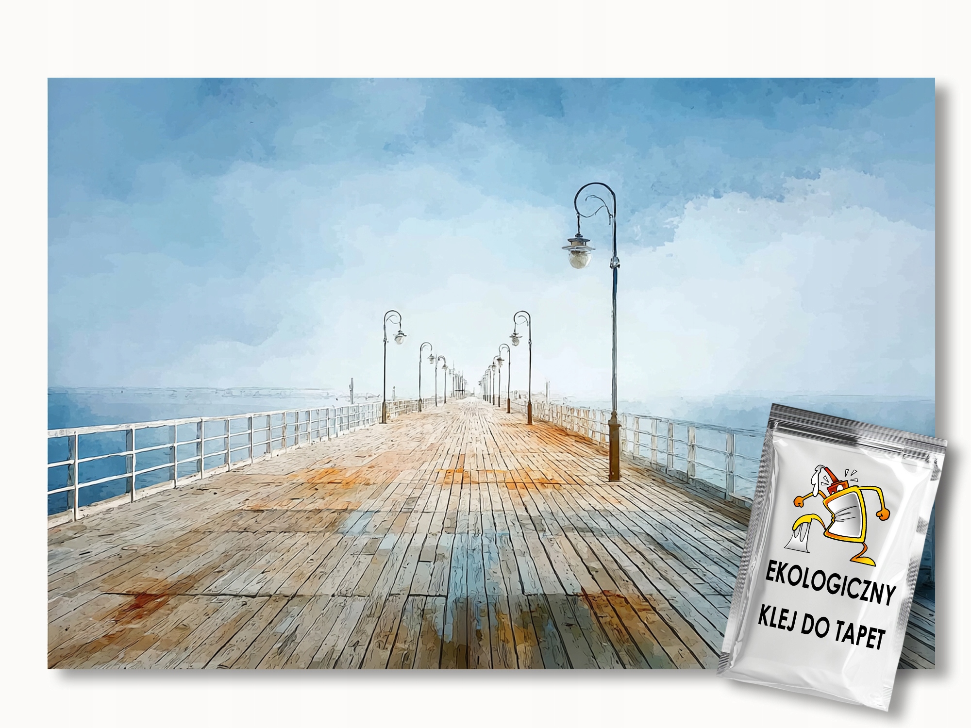 Fototapeta Flizelina Krajina Moře Molo Most Procházka Dovolená 300x210 155g