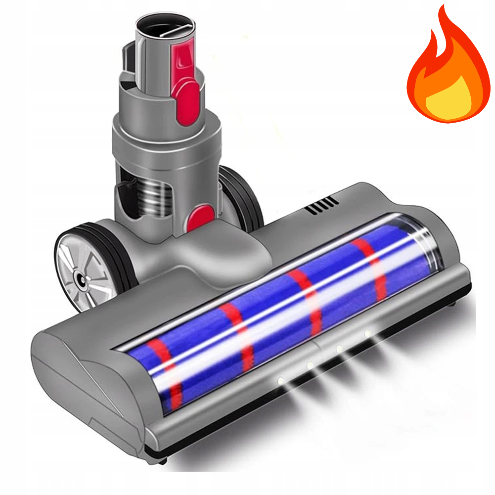 Elektrická Kartáčová Hlava Pro Dyson V7 V8 V10 V11 Podlahové Koberce