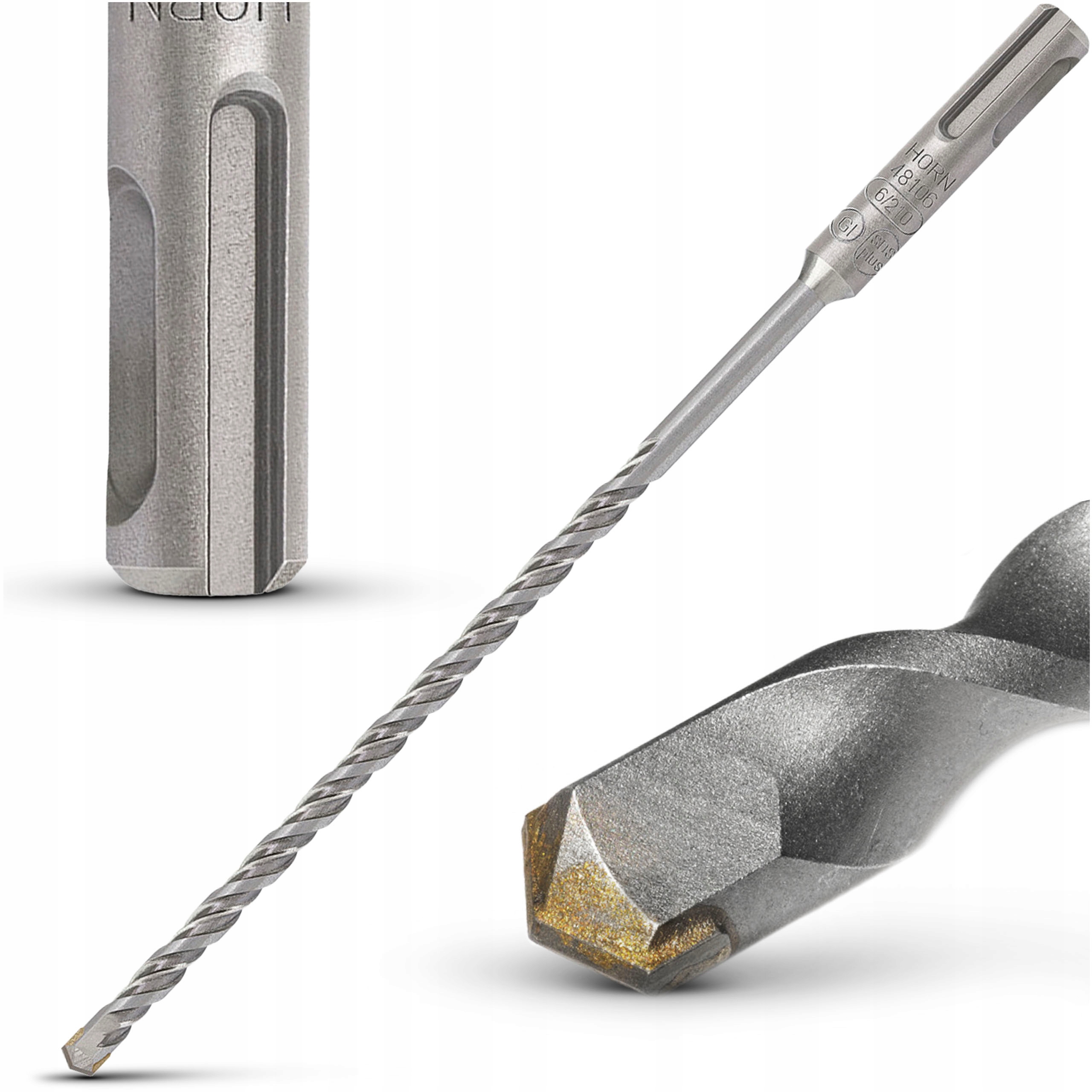

Wiertło Do Betonu Fi 6mm Sds Plus Widia 6X210
