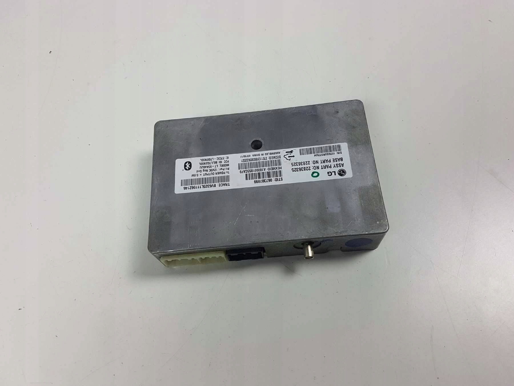 CHEVROLET CAMARO 9-15 module bluetooth control unit LG 22836325