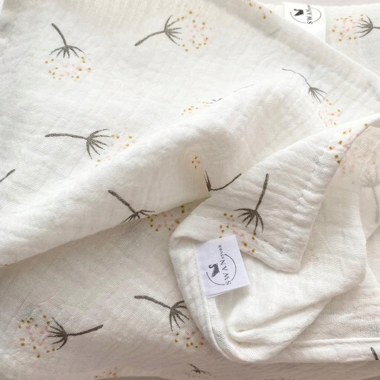 Pieluchy muślinowe premium XL 100% baw. GOTS 60x60 Rodzaj pieluszek wielorazowe