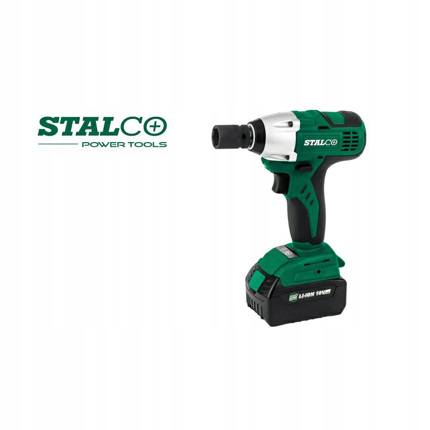 Ударний гайковерт STALCO LI-ION 18V4, 0AH 2AKU