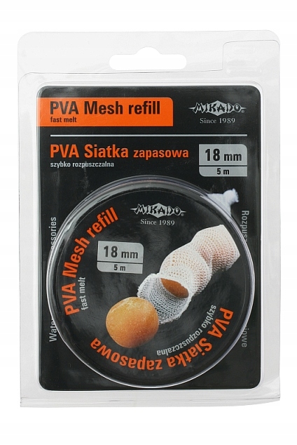 Pva Siatka zapas 44mm 5m wolno rozpuszczalna
