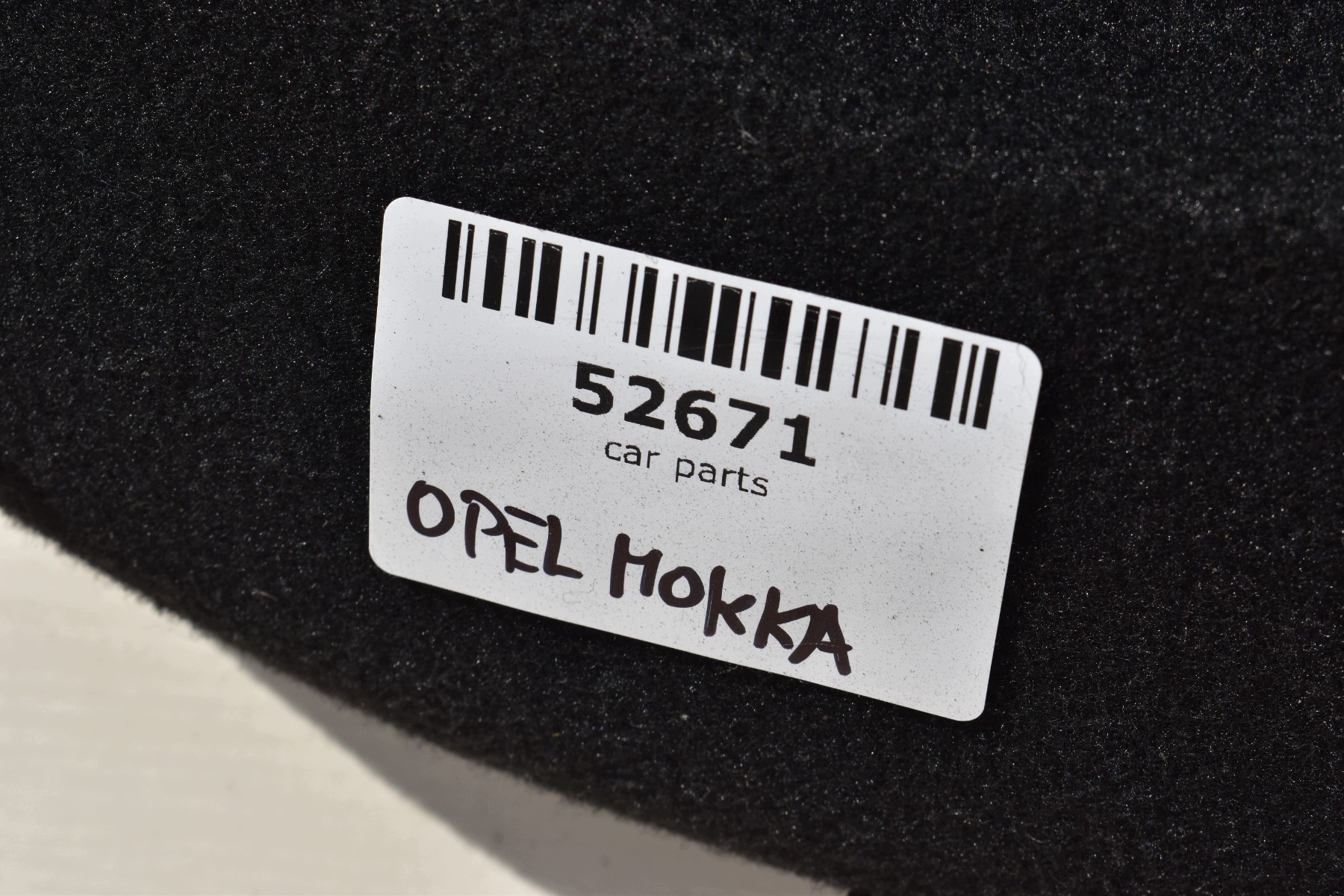 plato boot OPEL MOKKA and X 2012-2016