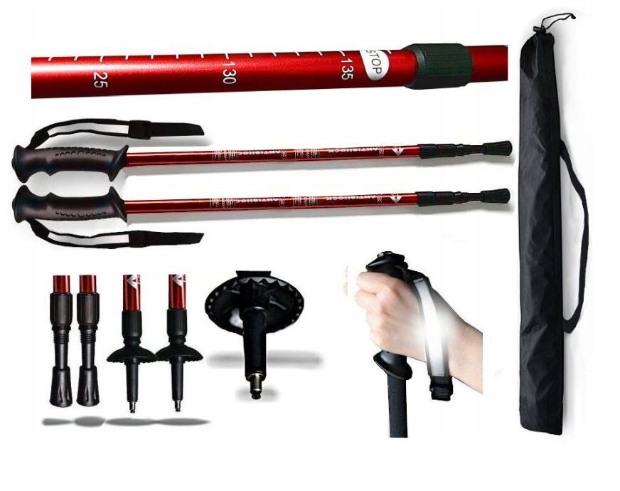 Kije Prop Pokrowiec Kijki Nordic Walking Odblask 3 Model Prop