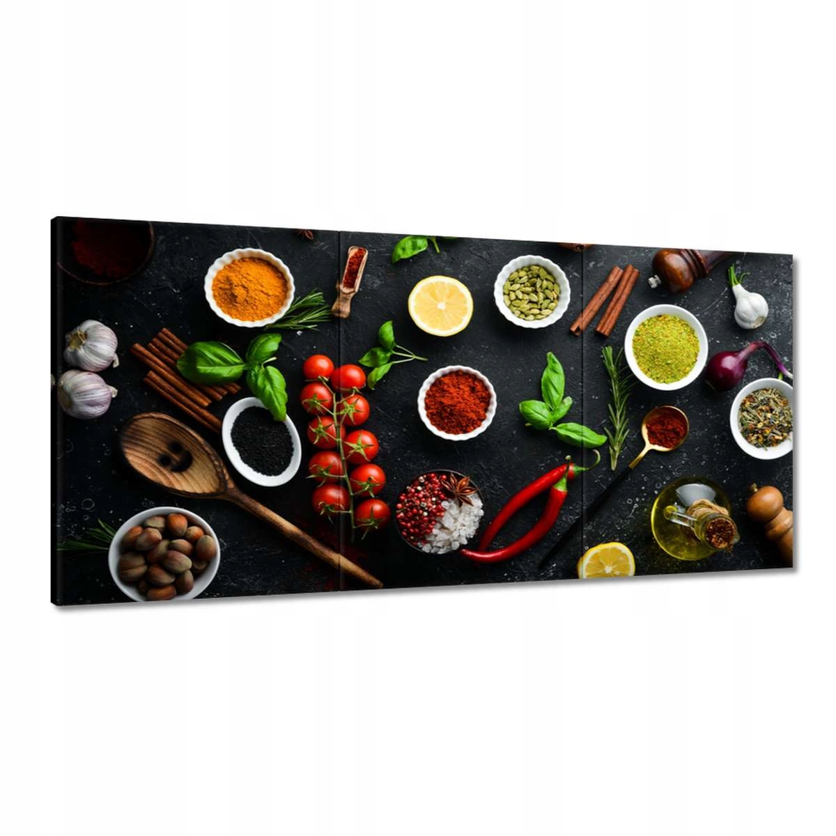 Obrazy 180x90 Sada rôznych korenín