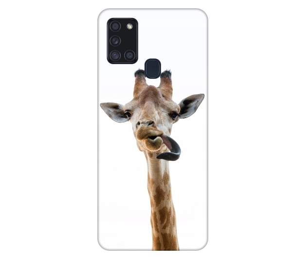 

Etui na telefon Samsung Galaxy A21s Zyrafa smieszn