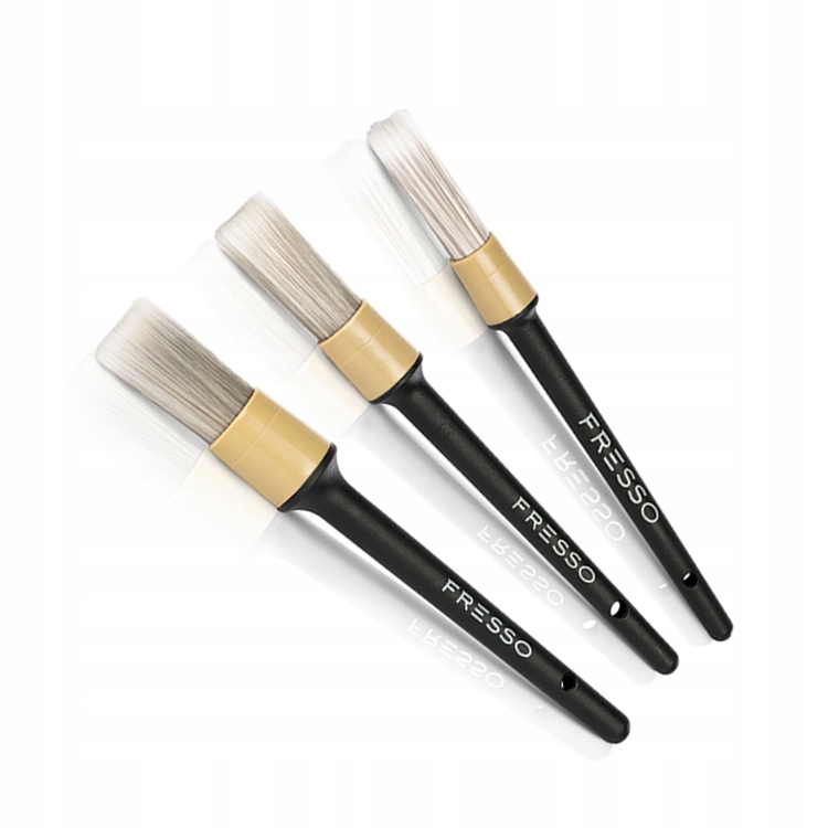 Fresso Detailing Brush 3x pędzelek detalingowy do auta, delikatny pędzel