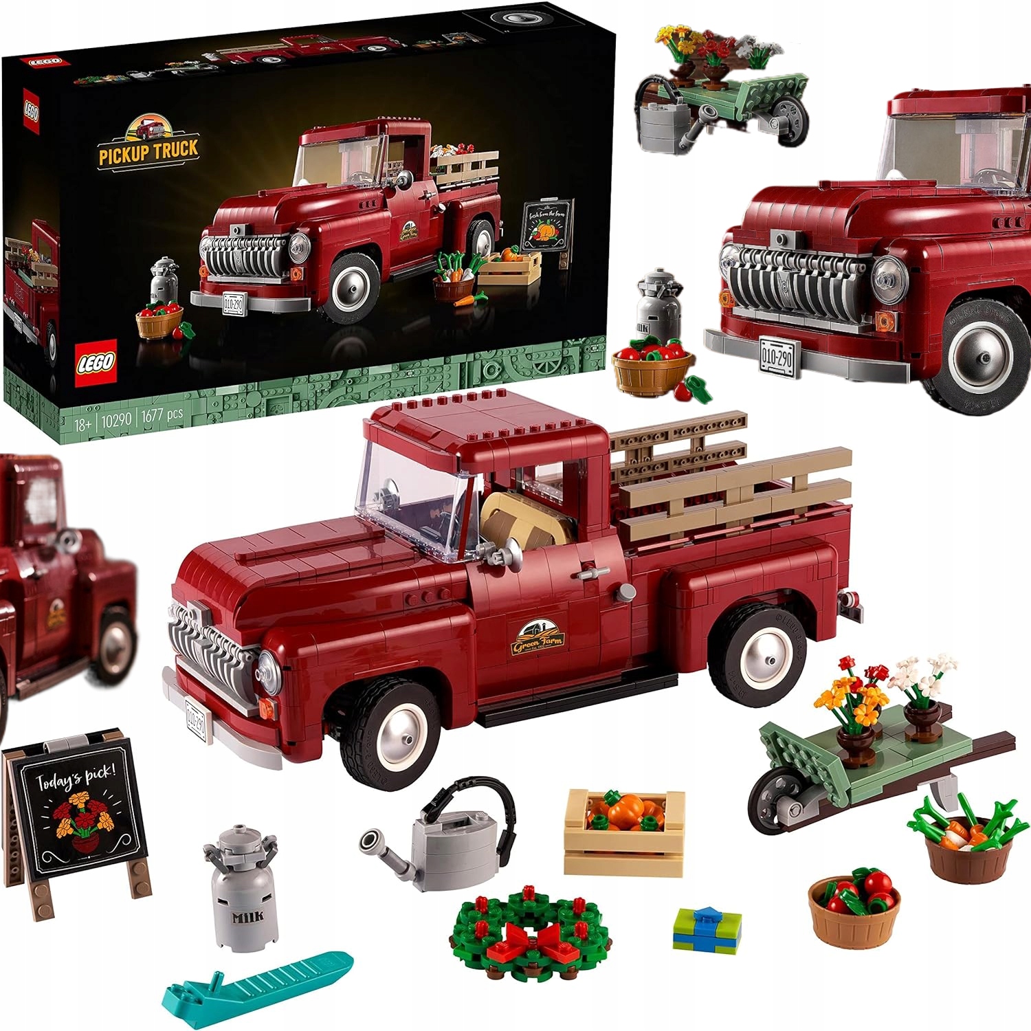 Lego Creator Expert Pick-up Z Lat 50 Kolekcjonerski Model Samochodu