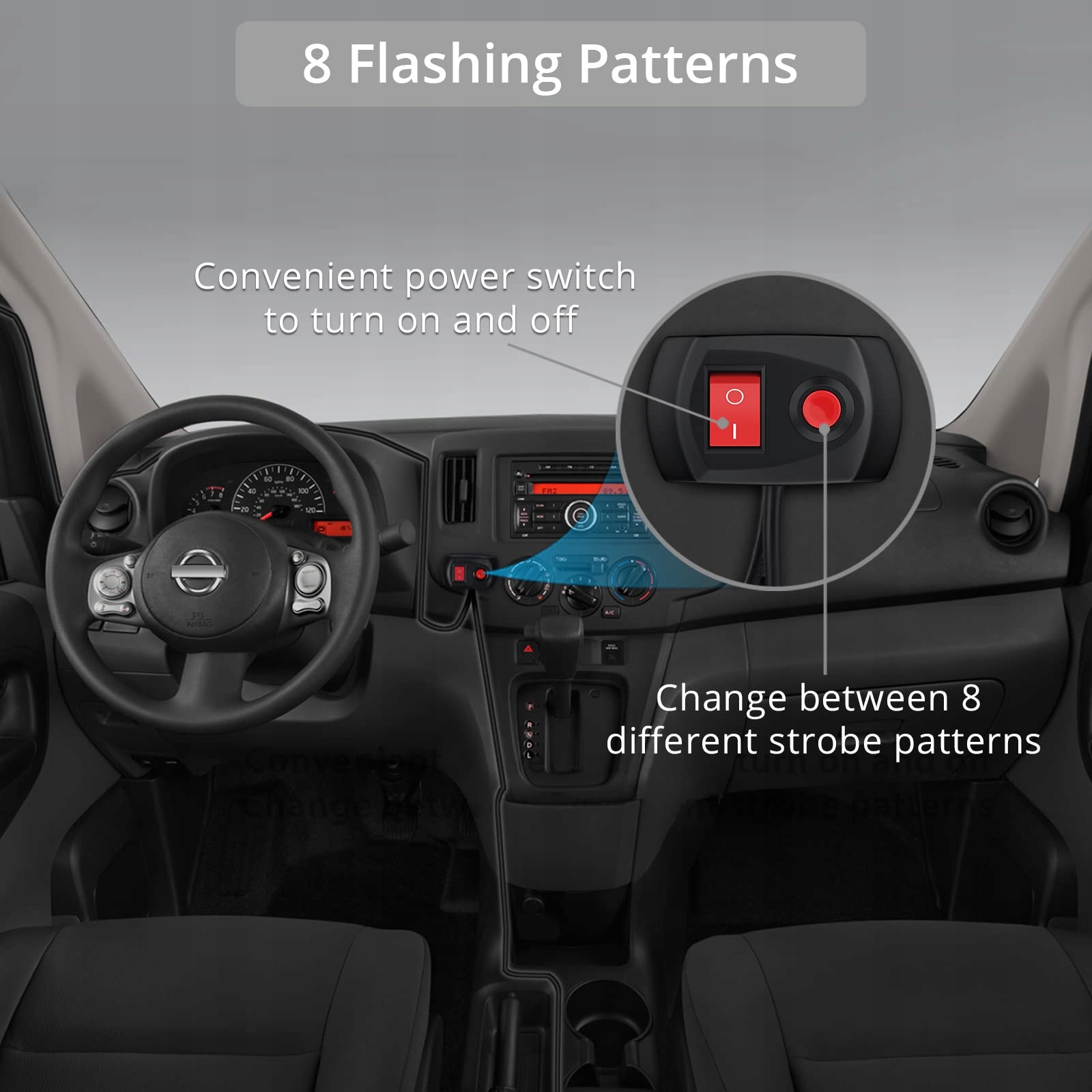 Justech 4 szt., 6 diod LED, światła Kod producenta JSP033-ES