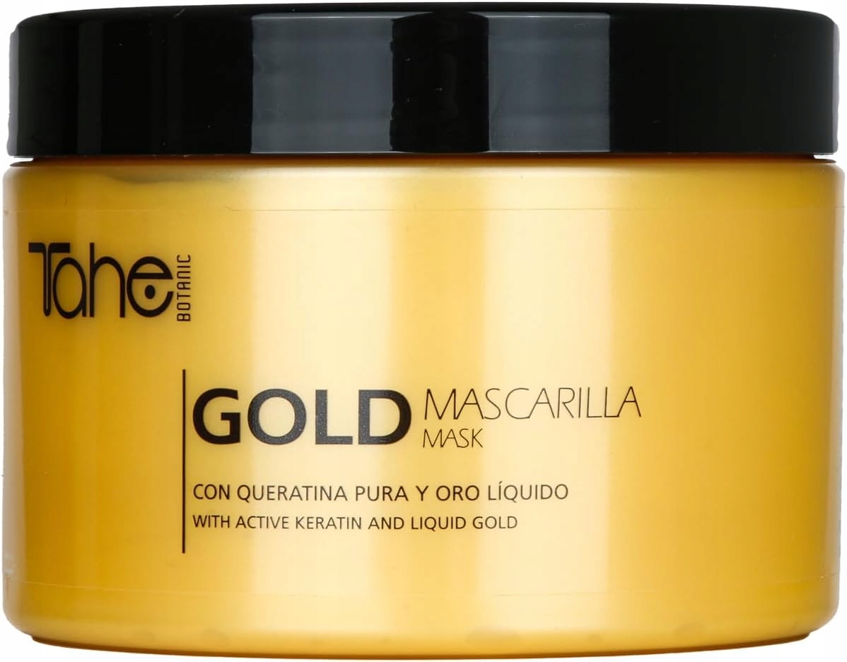 Tahe maska pro poškozené vlasy s keratinem a tekutým zlatem Keratin Gold