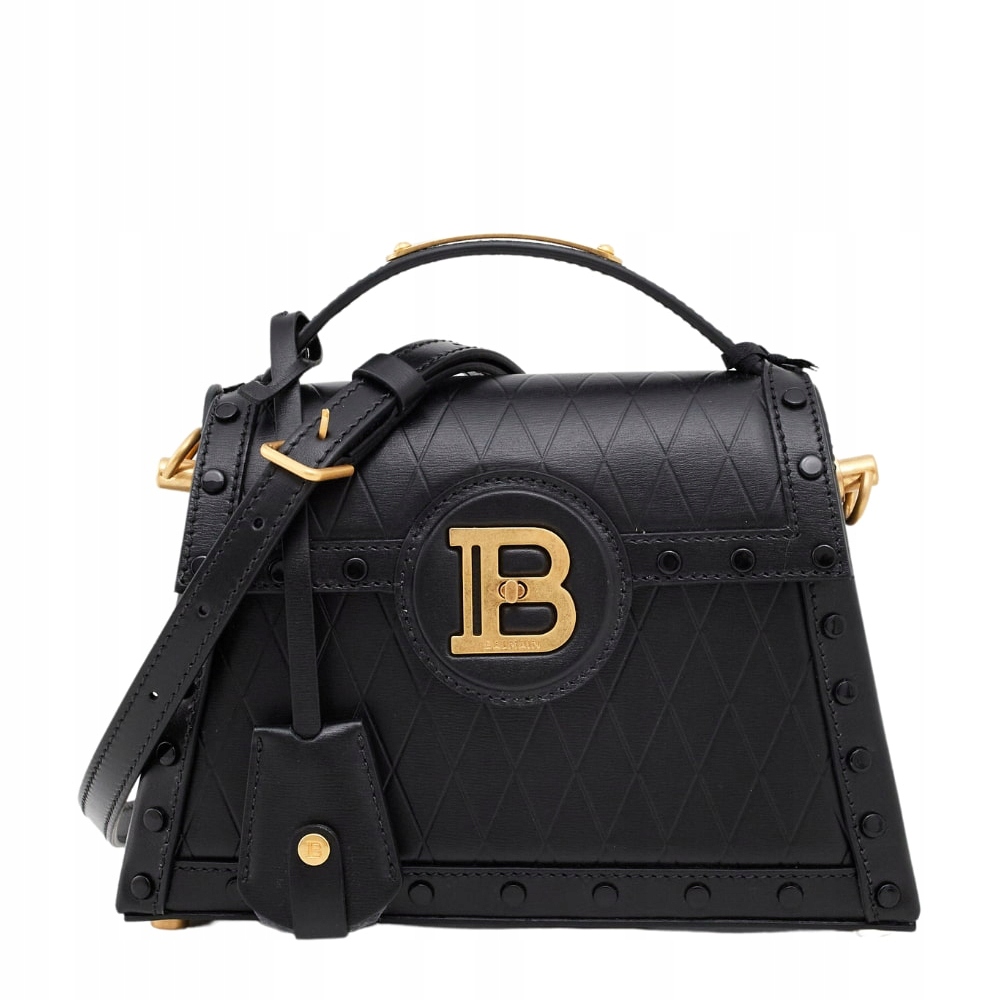 Balmain Černá kabelka B-buzz Dynasty-cuir