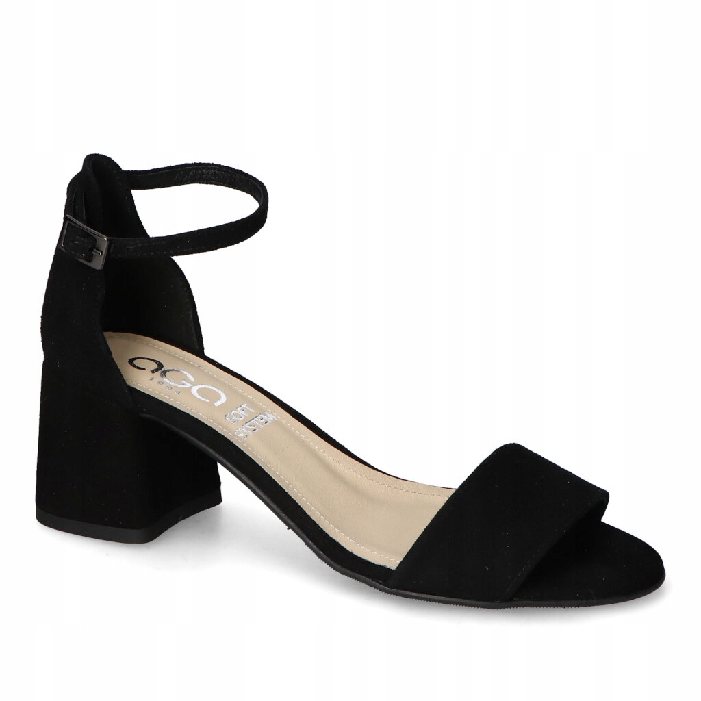 Sandály Aga 01822/19 Černý semiš 39