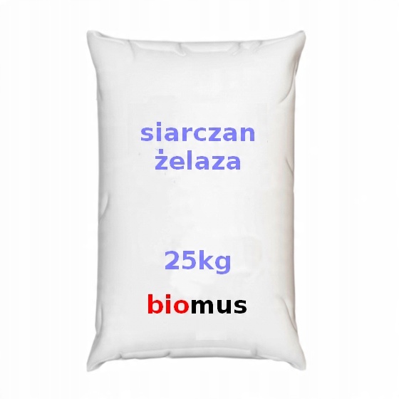 

Siarczan Żelaza Nawóz Antymech worek 25kg Biomus