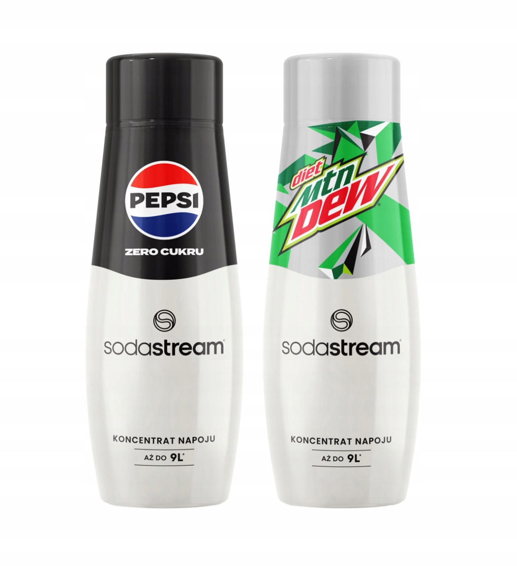 SodaStream 2x Syropy do sodastream: Pepsi MountainDew