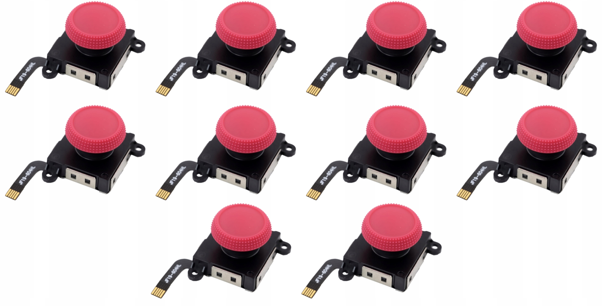 10X Czerwony Analog Gałka Joy-con Efekt Halla Do Nintendo Switch Lite Oled
