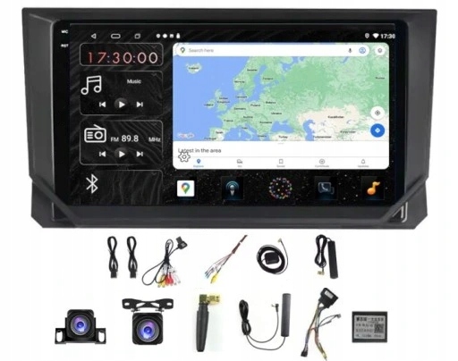 Rádio Navigácia Gps Android Auto Seat Ibiza V 2017-2023 6GB Ram 128GB Rom Sim
