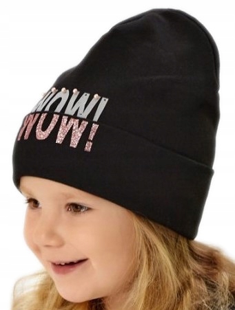 

Czapka dla dziewczynki Wiosenna 52-54 6-12 L