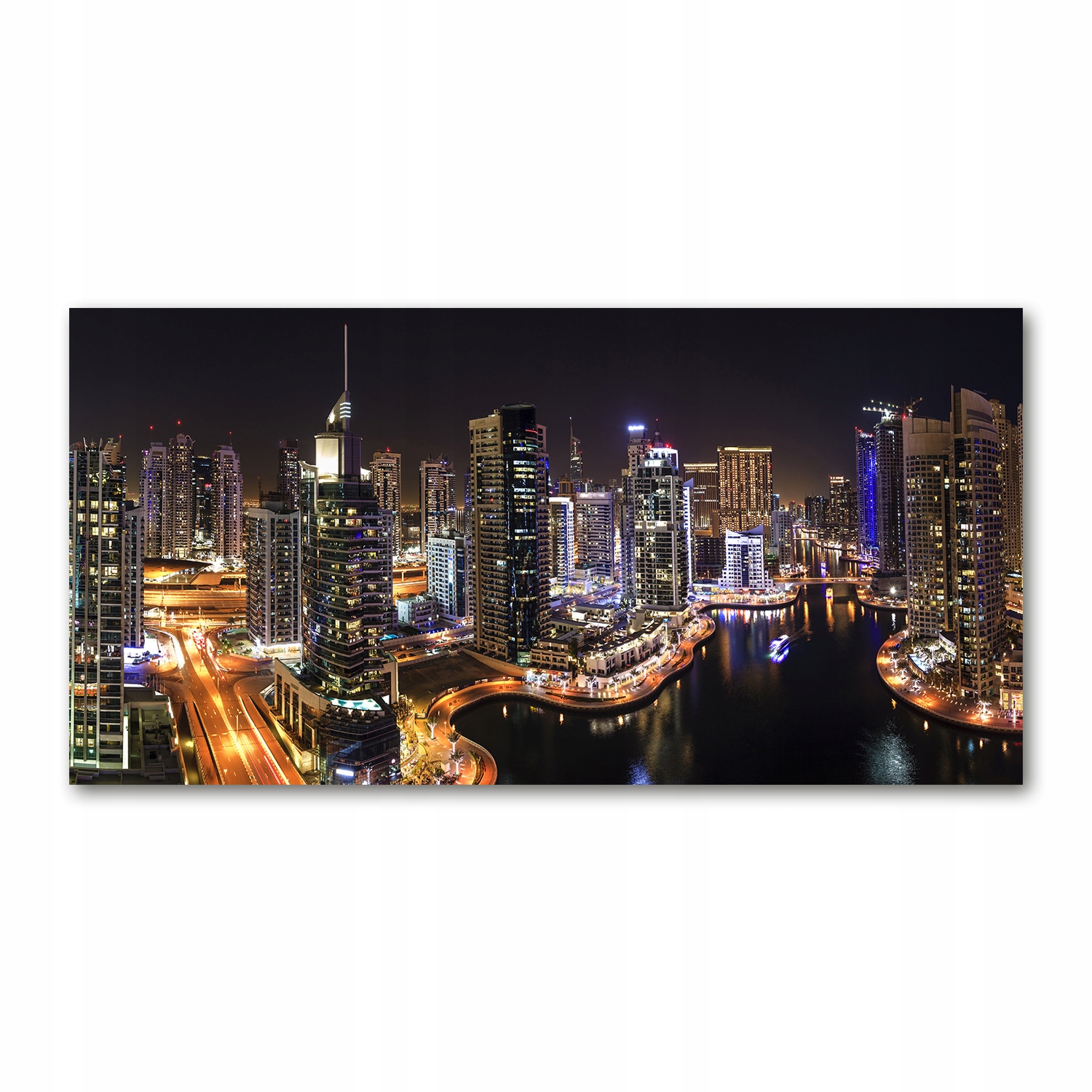 

Foto obraz akryl zdjęcie Marina w Dubaju 120X60 cm