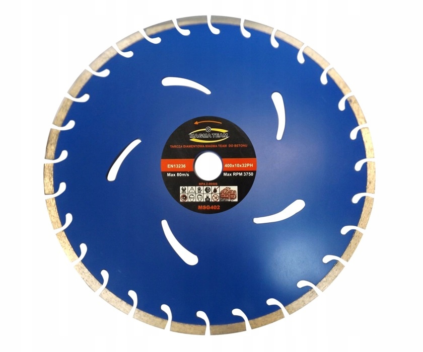 

Tarcza diamentowa do cięcia betonu 400x32mm 400mm
