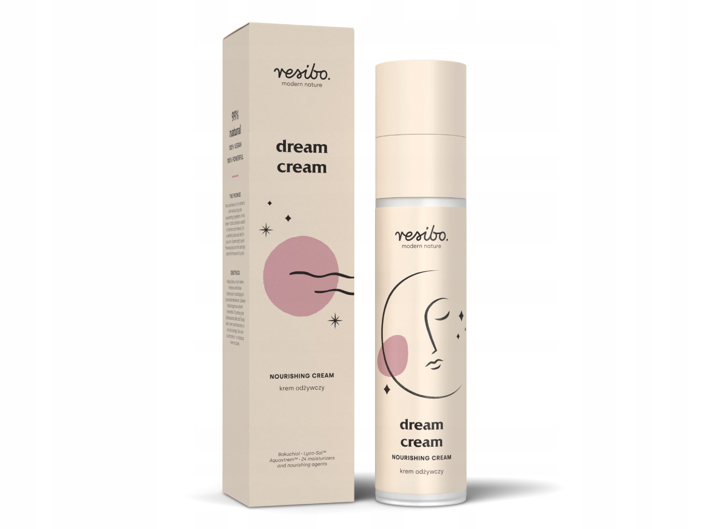 Resibo noční výživný krém proti stárnutí Dream Cream 50 ml Přírodní