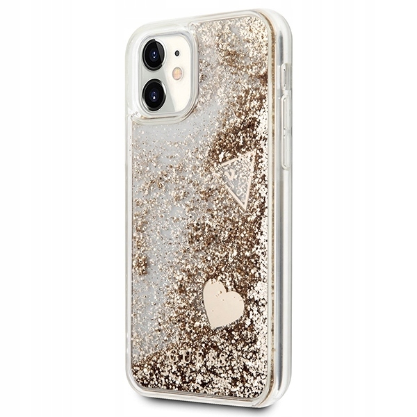 Etui GUESS Brokatowe pokrowiec Glitter Charms do iPhone 11 / Xr, case