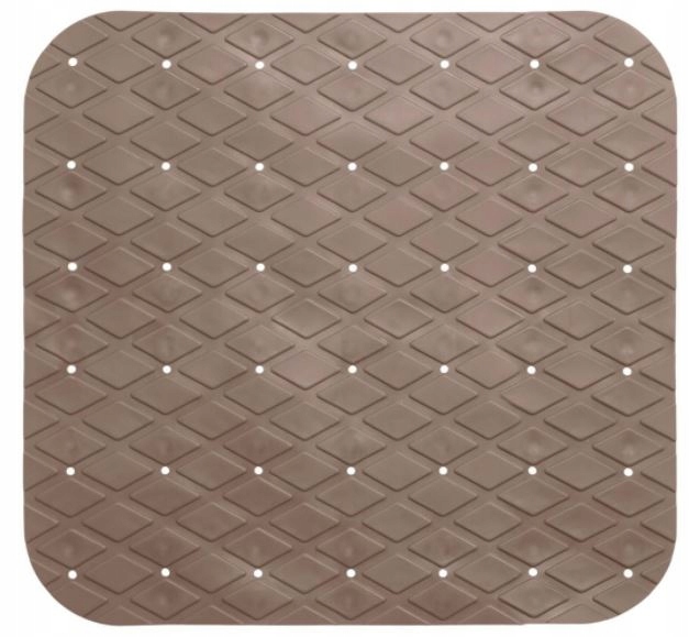 ANTYPOŚLIZGOWA MATA PRYSZNIC BRODZIK 55X55 Taupe