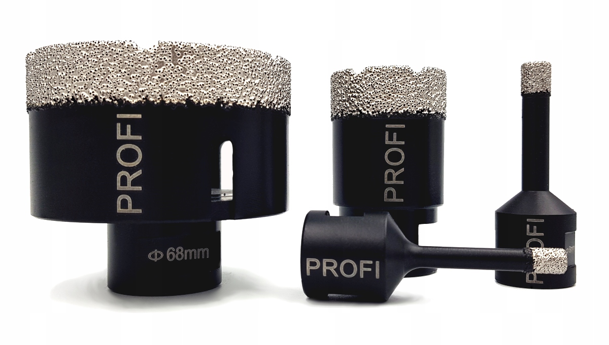 Otwornice Diamentowe Koronki Do Gresu Płytek Profi Xblack M14