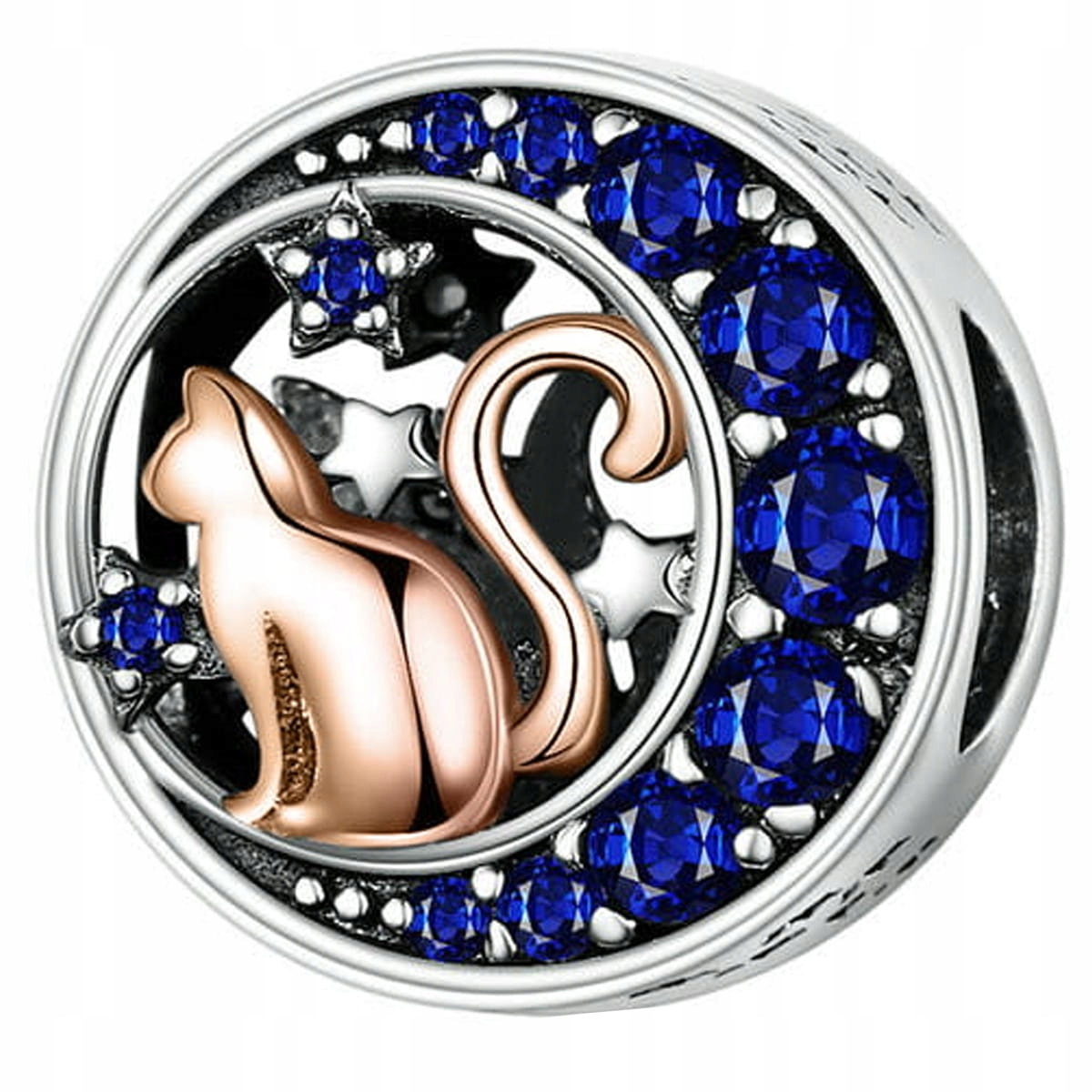 

Charms Do Pandora Kot Rose Gold Srebro 925