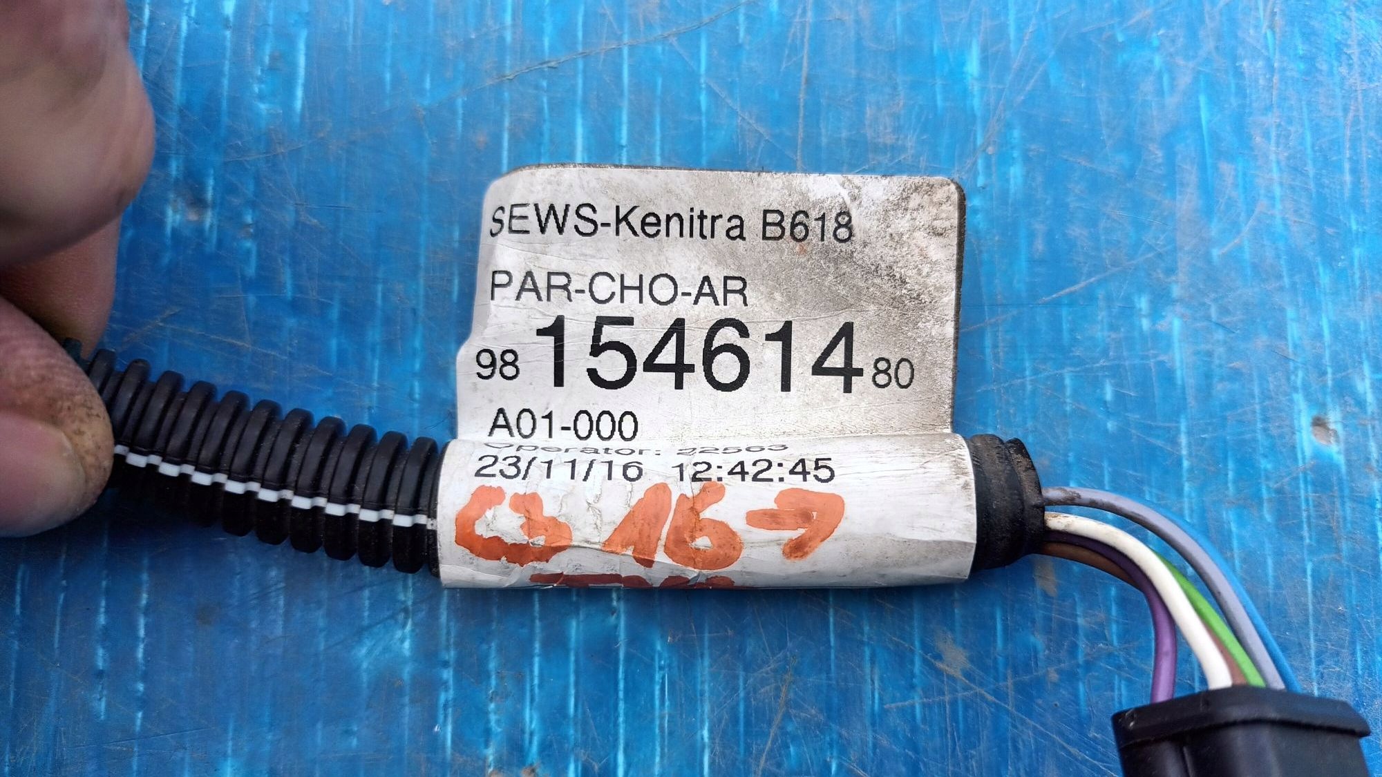 cablaggio PDC Paraurti posteriore CITROEN C3 2016-> 4 PDC