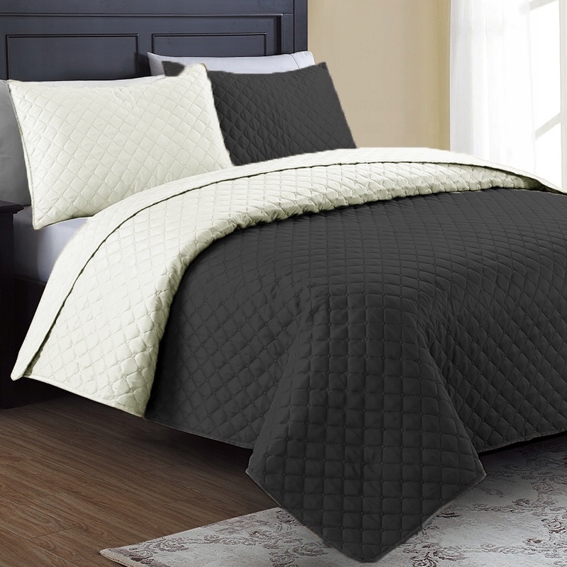 NARZUTA DWUSTRONNA PIKOWANA 220x240 PLED KOLOR KOC Szerokość produktu 220 cm