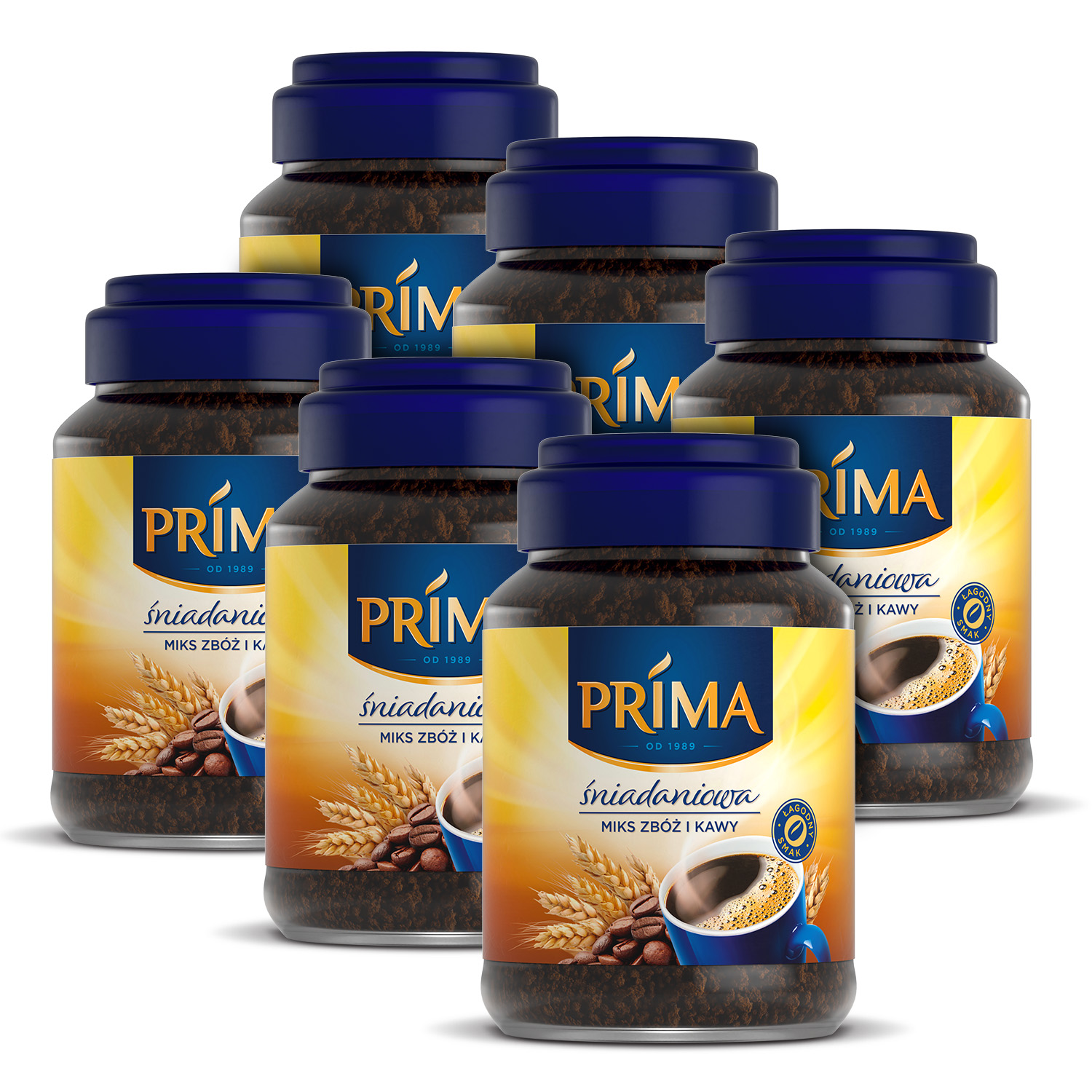Kawa rozpuszczalna Prima Śniadaniowa 6x 200 g