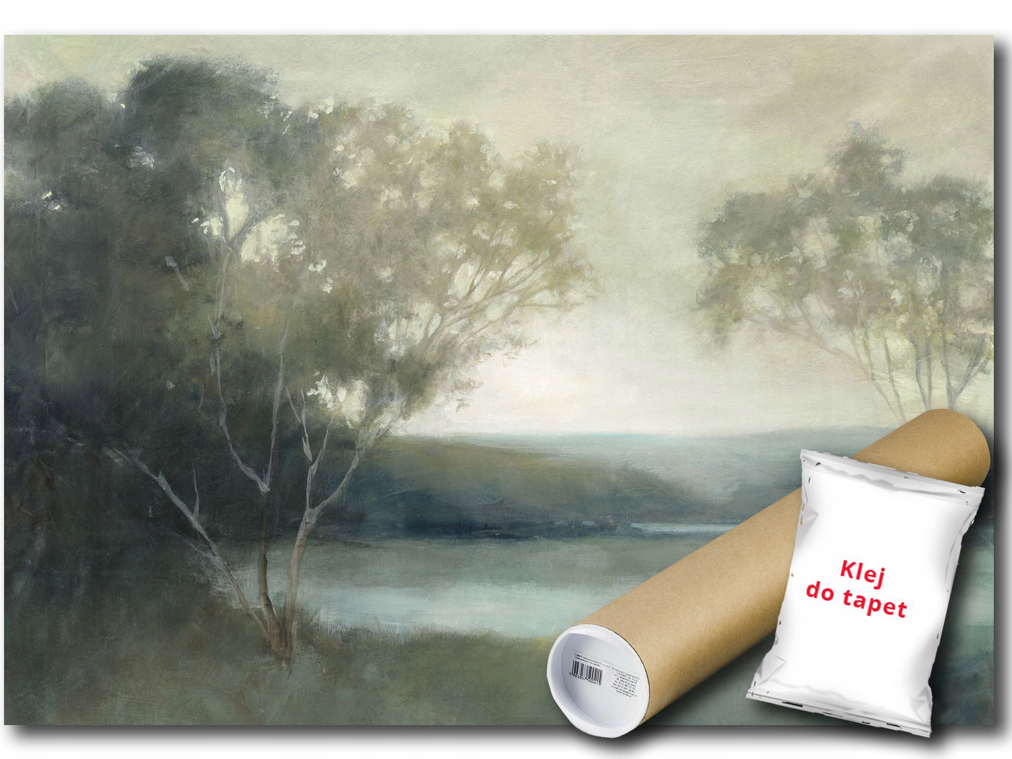 Fototapeta Flizelina Krajina Venkovní Stromy Zeleň Jezero 416x254