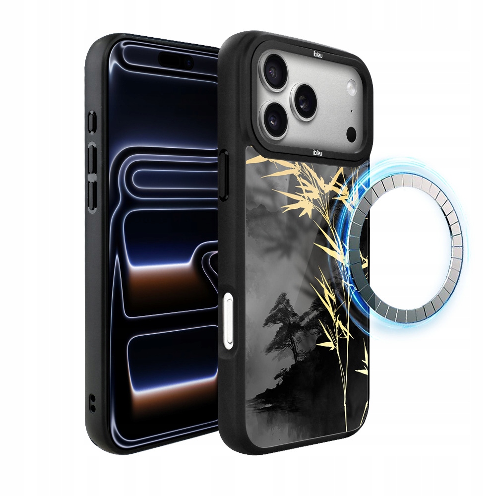 Pouzdro pro iPhone 17 Pro Ibizu DropGuard Matt s MagSafe, Zlatý bambus