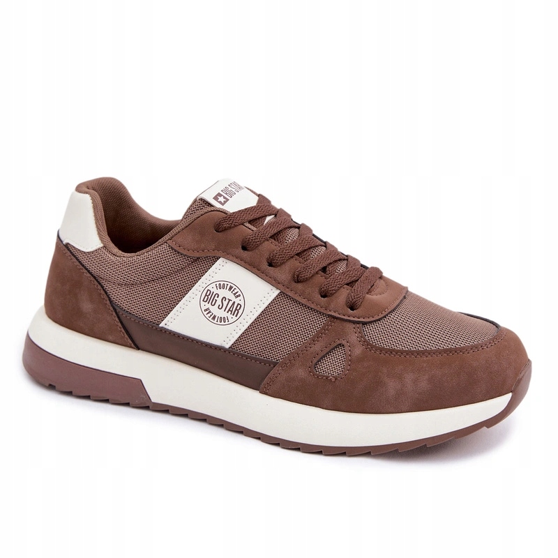 Pánské Sportovní Tenisky Big Star Pohodlné TT174353 Hnědé 42