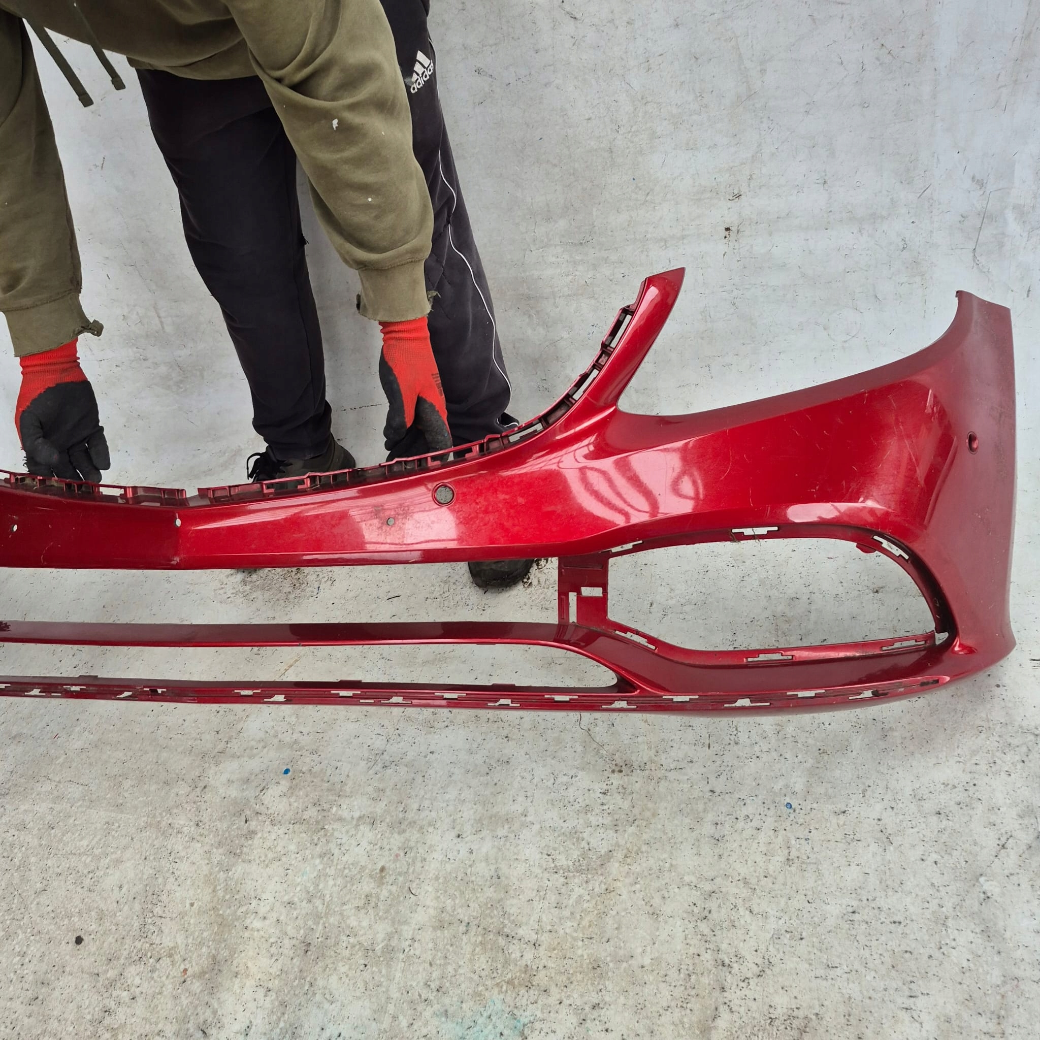 MERCEDES C KLASA W205 LIFT EXCLUSIVE 18- bumper front front PDC