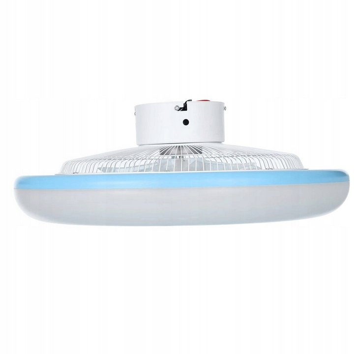 LAMPA SUFITOWA Z WENTYLATOREM PLAFON LED 3 PRĘDKOŚCI NIEBIESKA Rodzaj plafon