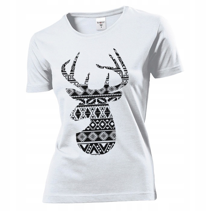 

Koszulka damska Jelen Sweterek Wzorki XL