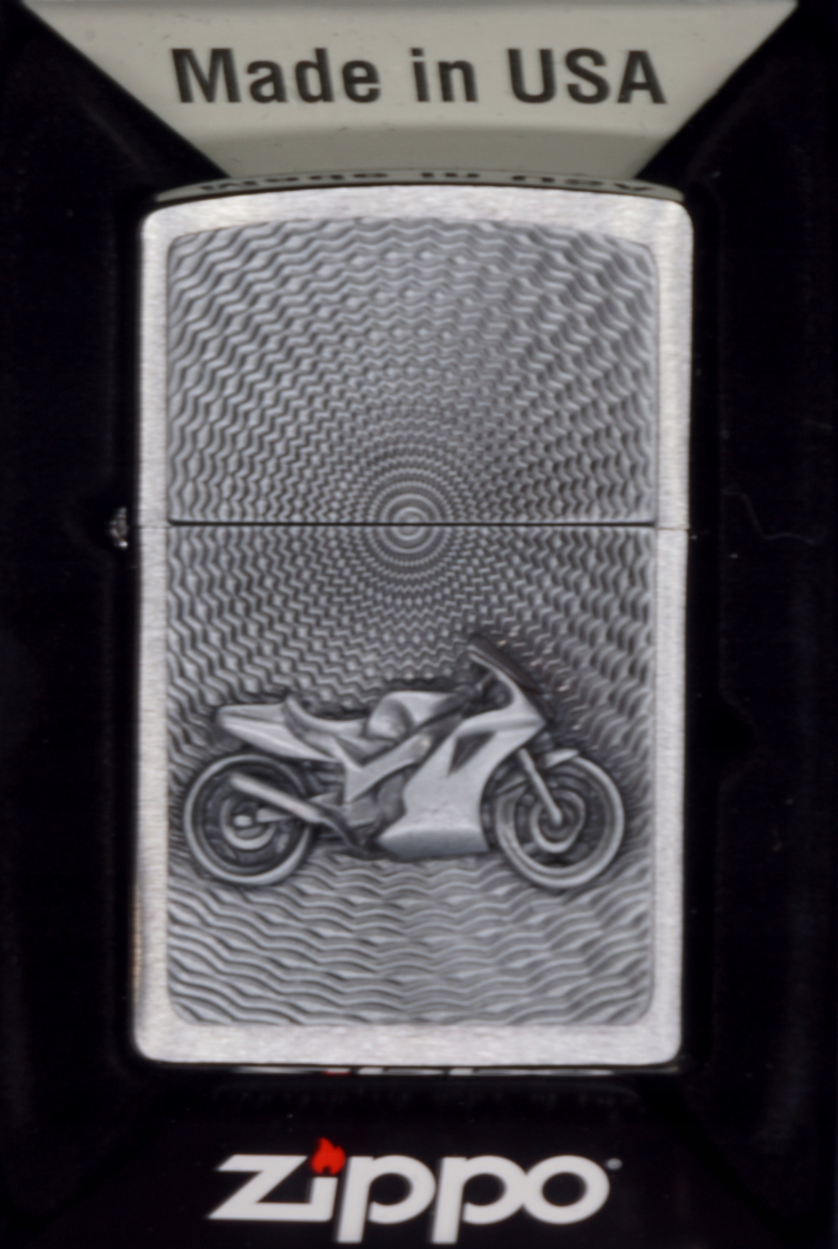 Zapalovač Zippo Motor Bike Emblem 2000225 Větruodolný benzínový